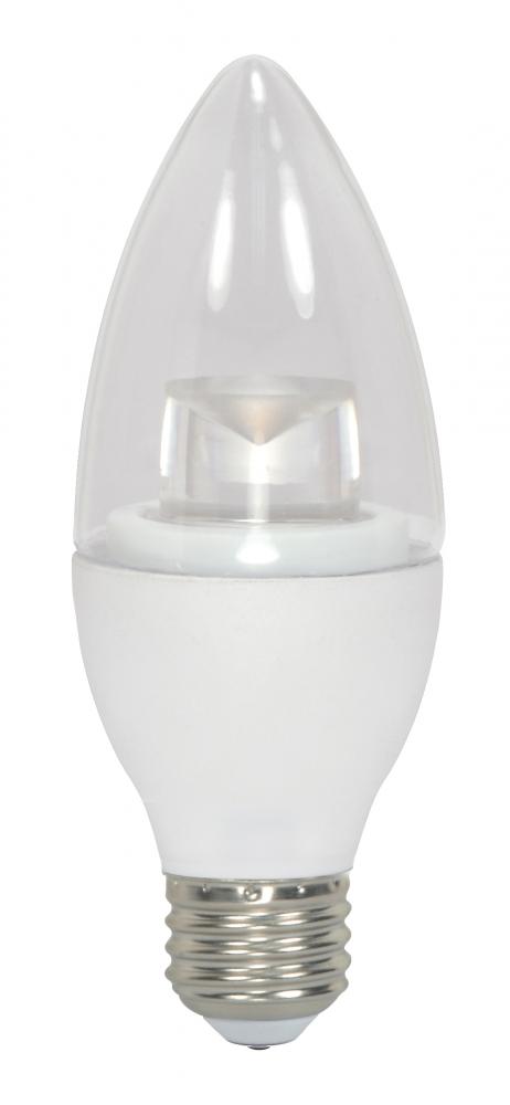 5 Watt; B11 LED; 3000K; Medium base; 120 Volt