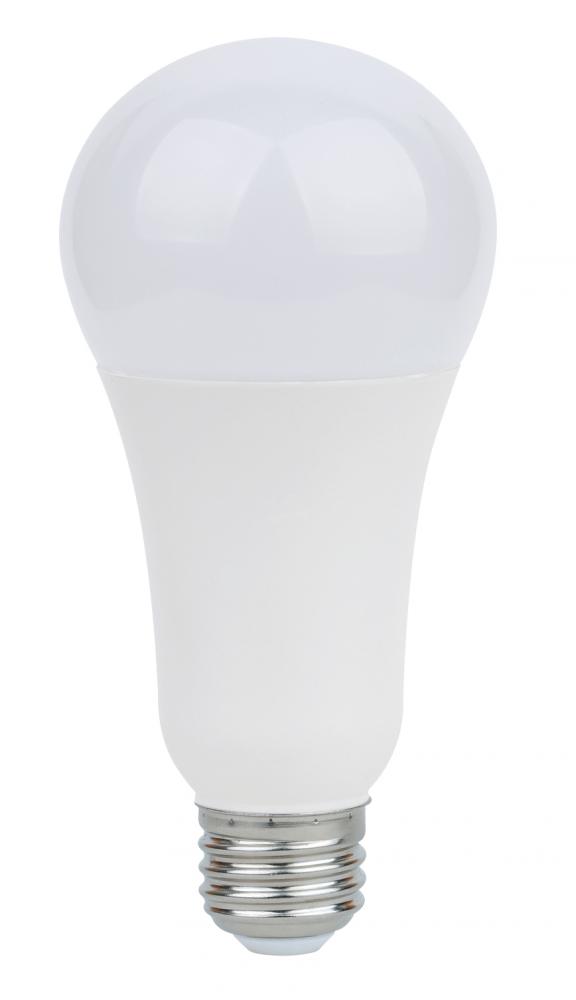 19 Watt; A21 LED; 4000K; Medium base; 220 deg. Beam Angle; 120-277 Volt