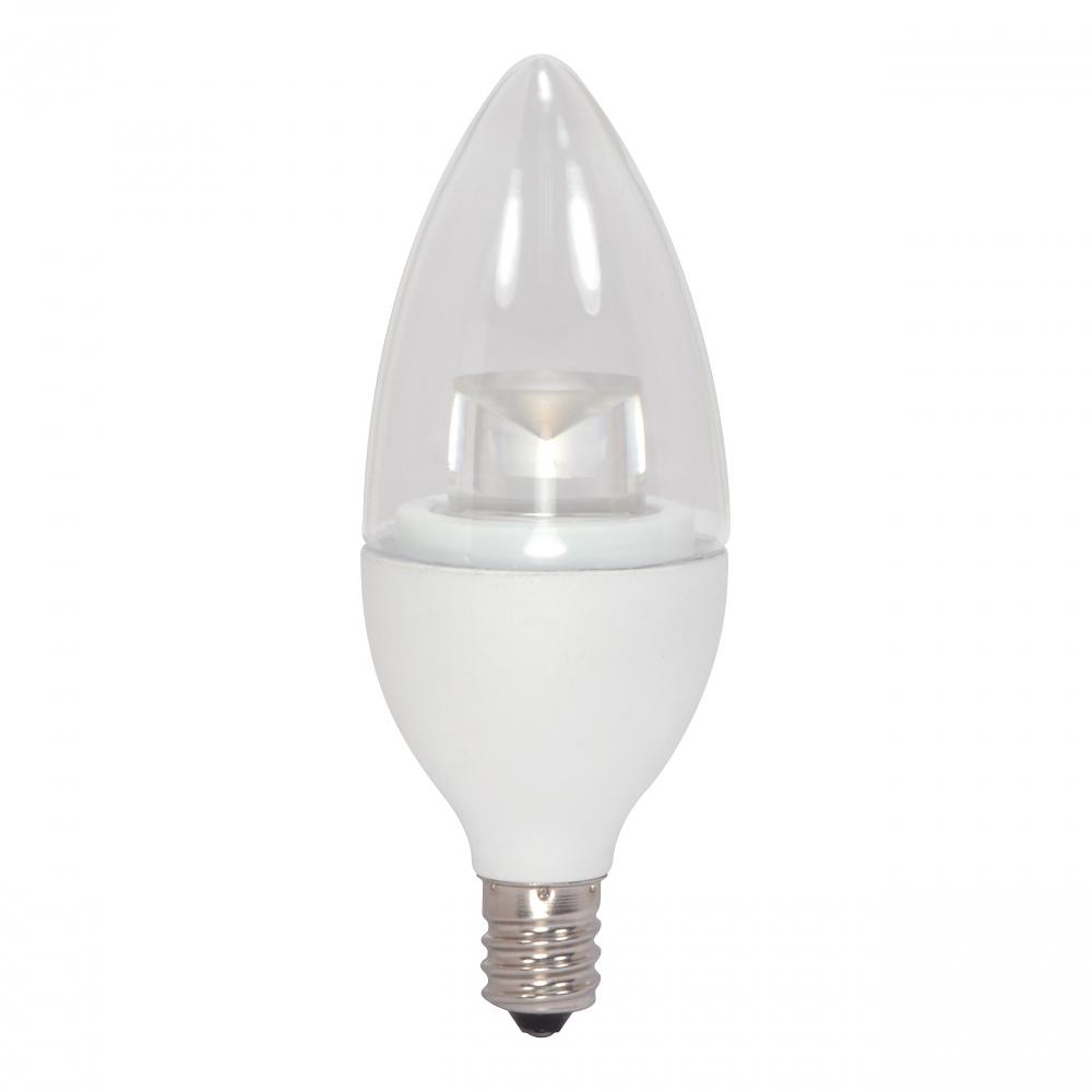 Discontinued - 5 Watt; B11 LED; 3000K; Candelabra base; 120 Volt; Carded