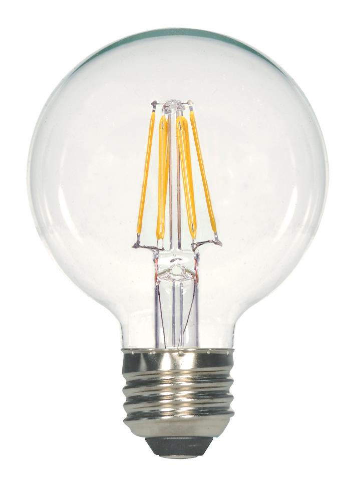 Discontinued - 4.5 Watt G25 LED; Clear; Medium base; 2700K; 450 Lumens; 120 Volt
