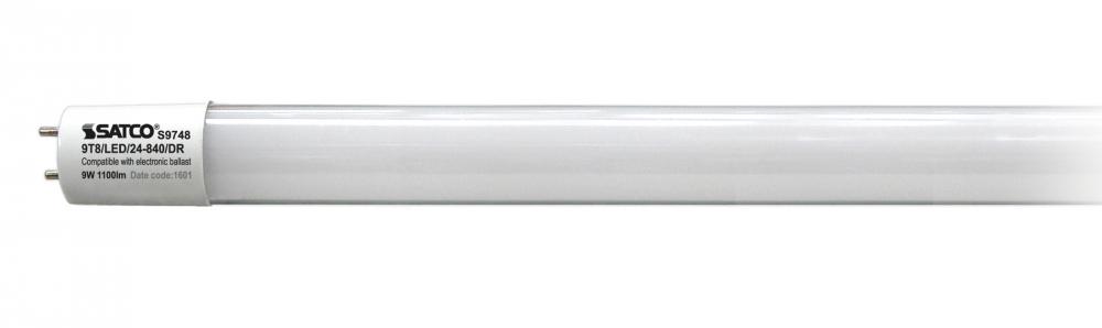 9 Watt T8 LED; 4000K; Medium Bi Pin base; 50000 Average rated hours; 1150 Lumens