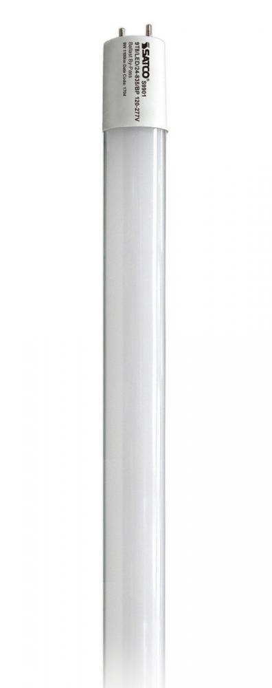 9 Watt T8 LED; 3500K; Medium Bi Pin base; 50000 Average rated hours;Type B Ballast Bypass; 1100