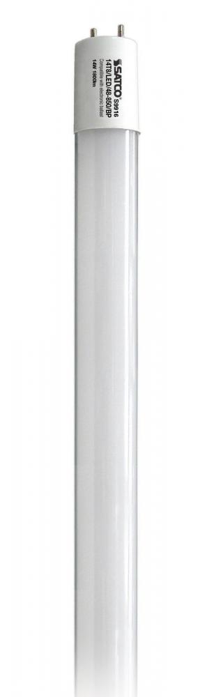 14 Watt T8 LED; Medium bi-pin base; 5000K; 50000 Average rated hours;Type B Ballast Bypass; 1800