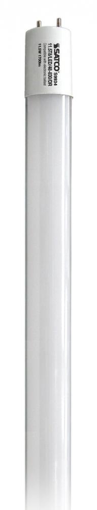 11.5 Watt T8 LED; Medium bi-pin base; 3000K; 50000 Average rated hours; 1700 Lumens