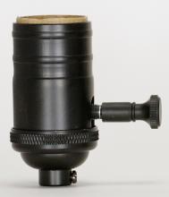 Satco Products Inc. 80/2479 - 150 Full Range Turn Knob Dimmer Socket With Removable Knob; 1/8 IPS; 4 Piece Stamped Solid Brass;