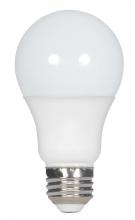 Satco Products Inc. S8561 - 10 Watt; A19 LED; Frosted; 3000K Medium base; 120 Volt; 4-Pack