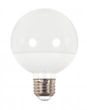 Satco Products Inc. S8595 - 6 Watt; LED G25; 5000K; Medium base; 90 CRI; 120 Volt