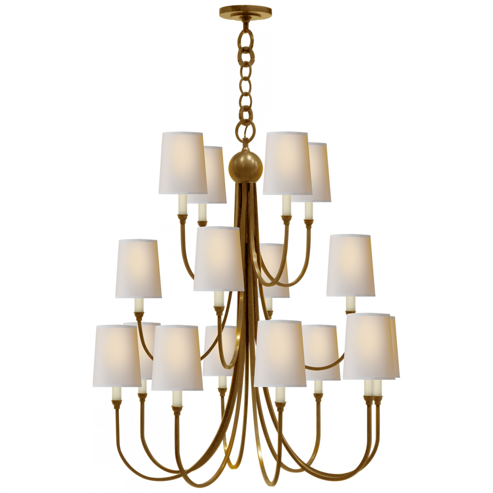 Extra large gold chandelier hotsell