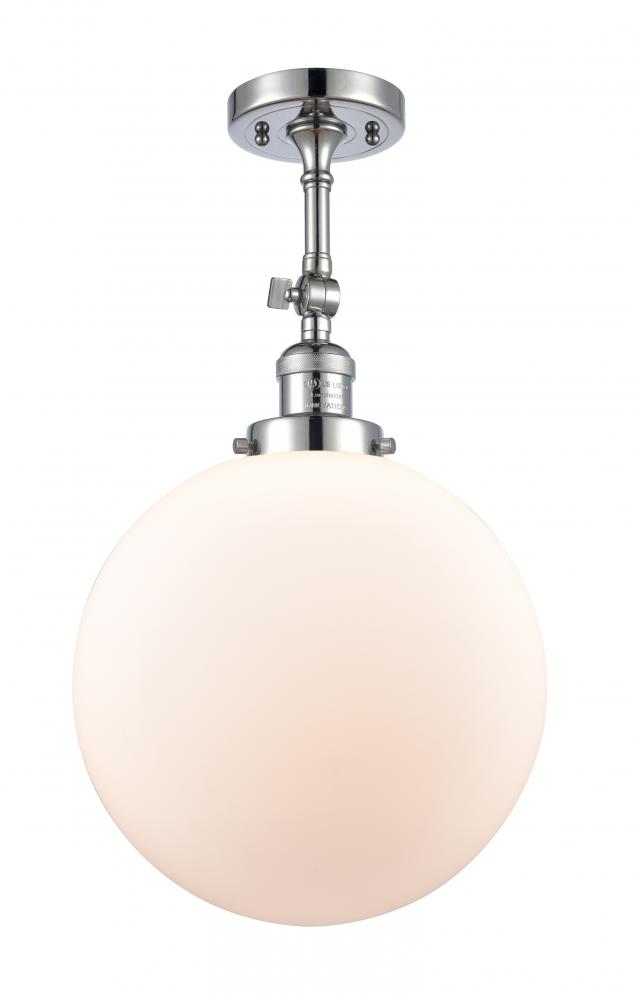 Beacon - 1 Light - 12 inch - Polished Chrome - Adjustable Semi-Flush Mount