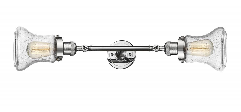 Bellmont - 2 Light - 6 inch - Polished Chrome - Adjustable Bath Vanity Light
