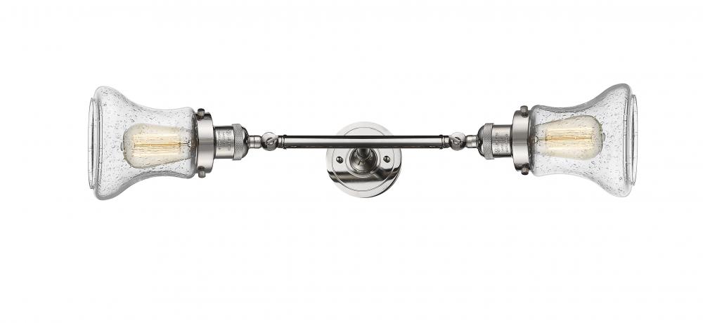 Bellmont - 2 Light - 6 inch - Polished Nickel - Adjustable Bath Vanity Light
