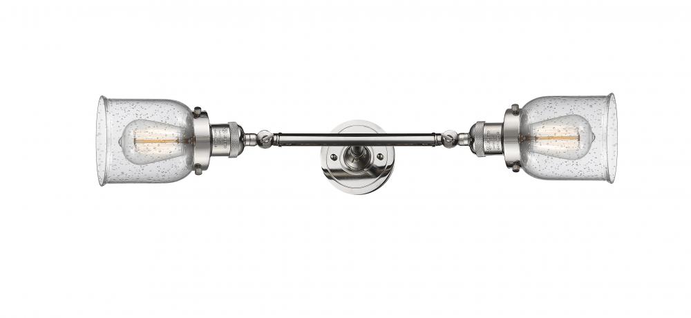Bell - 2 Light - 5 inch - Polished Nickel - Adjustable Bath Vanity Light