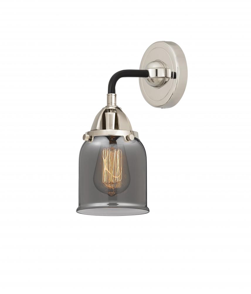 Bell - 1 Light - 5 inch - Black Polished Nickel - Sconce