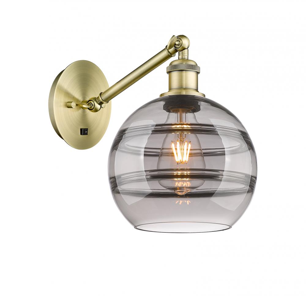 Rochester - 1 Light - 8 inch - Antique Brass - Adjustable Sconce