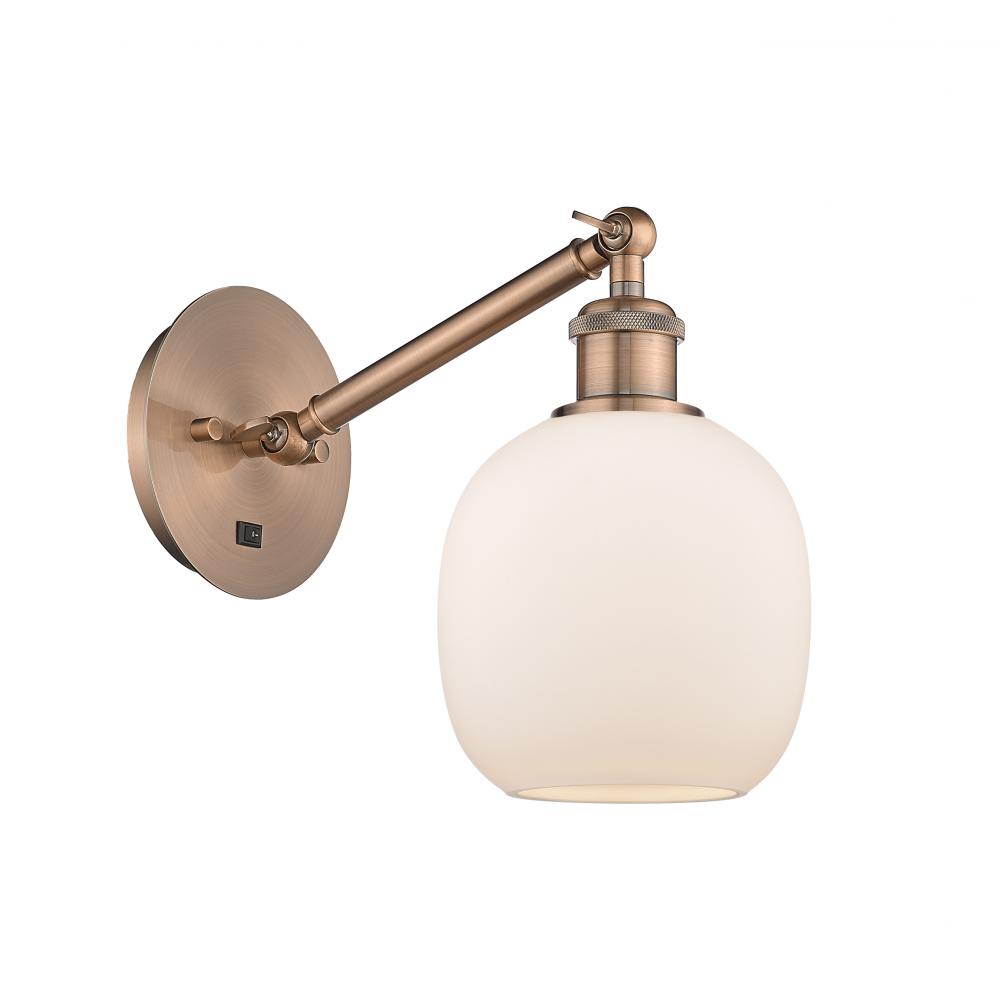 Belfast - 1 Light - 6 inch - Antique Copper - Adjustable Sconce
