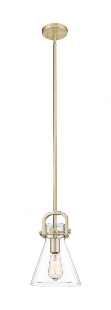 Newton Cone - 1 Light - 8 inch - Champagne Bronze - Mini Pendant