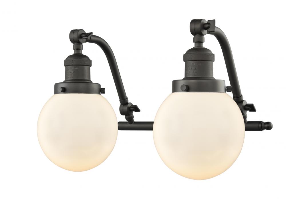 Beacon - 2 Light - 16 inch - Oil Rubbed Bronze - Adjustable Bath Vanity Light