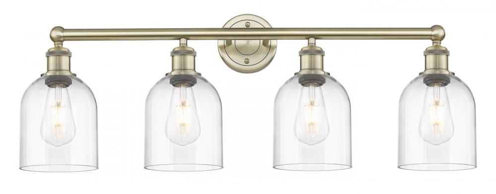 Bella - 4 Light - 33 inch - Antique Brass - Bath Vanity Light