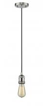 Innovations Lighting 200C-PN-LED - Bare Bulb - 1 Light - 3 inch - Polished Nickel - Cord hung - Mini Pendant