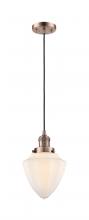 Innovations Lighting 201C-AC-G661-7-LED - Bullet - 1 Light - 7 inch - Antique Copper - Cord hung - Mini Pendant