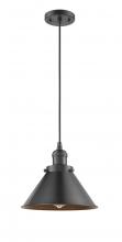 Innovations Lighting 201C-OB-M10-OB-LED - Briarcliff - 1 Light - 10 inch - Oil Rubbed Bronze - Cord hung - Mini Pendant