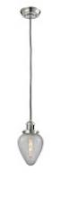 Innovations Lighting 201C-PN-G165-LED - Geneseo - 1 Light - 7 inch - Polished Nickel - Cord hung - Mini Pendant