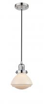 Innovations Lighting 201C-PN-G321-LED - Olean - 1 Light - 7 inch - Polished Nickel - Cord hung - Mini Pendant