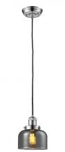 Innovations Lighting 201C-PN-G73-LED - Bell - 1 Light - 8 inch - Polished Nickel - Cord hung - Mini Pendant