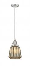 Innovations Lighting 201CSW-PN-G146-LED - Chatham - 1 Light - 7 inch - Polished Nickel - Cord hung - Mini Pendant