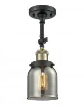 Innovations Lighting 201F-BAB-G53-LED - Bell - 1 Light - 5 inch - Black Antique Brass - Adjustable Semi-Flush Mount