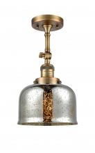 Innovations Lighting 201F-BB-G78-LED - Bell - 1 Light - 8 inch - Brushed Brass - Adjustable Semi-Flush Mount
