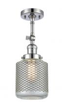 Innovations Lighting 201F-PC-G262-LED - Stanton - 1 Light - 6 inch - Polished Chrome - Adjustable Semi-Flush Mount