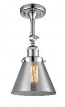 Innovations Lighting 201F-PC-G43-LED - Cone - 1 Light - 8 inch - Polished Chrome - Adjustable Semi-Flush Mount