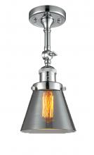 Innovations Lighting 201F-PC-G63-LED - Cone - 1 Light - 6 inch - Polished Chrome - Adjustable Semi-Flush Mount
