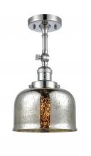 Innovations Lighting 201F-PC-G78-LED - Bell - 1 Light - 8 inch - Polished Chrome - Adjustable Semi-Flush Mount