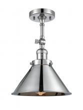 Innovations Lighting 201F-PC-M10-PC-LED - Briarcliff - 1 Light - 10 inch - Polished Chrome - Adjustable Semi-Flush Mount