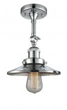 Innovations Lighting 201F-PC-M7-LED - Railroad - 1 Light - 8 inch - Polished Chrome - Adjustable Semi-Flush Mount