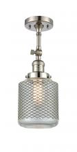 Innovations Lighting 201F-PN-G262-LED - Stanton - 1 Light - 6 inch - Polished Nickel - Adjustable Semi-Flush Mount