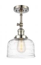 Innovations Lighting 201F-PN-G713-LED - Bell - 1 Light - 8 inch - Polished Nickel - Adjustable Semi-Flush Mount