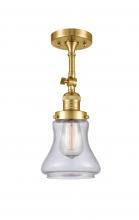 Innovations Lighting 201F-SG-G194-LED - Bellmont - 1 Light - 6 inch - Satin Gold - Adjustable Semi-Flush Mount