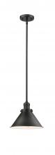 Innovations Lighting 201S-OB-M10-OB-LED - Briarcliff - 1 Light - 10 inch - Oil Rubbed Bronze - Stem Hung - Mini Pendant