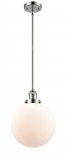 Innovations Lighting 201S-PN-G201-10-LED - Beacon - 1 Light - 10 inch - Polished Nickel - Stem Hung - Mini Pendant