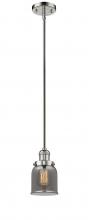 Innovations Lighting 201S-PN-G53-LED - Bell - 1 Light - 5 inch - Polished Nickel - Stem Hung - Mini Pendant