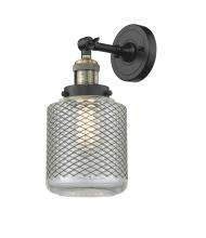Innovations Lighting 203-BAB-G262-LED - Stanton - 1 Light - 6 inch - Black Antique Brass - Adjustable Sconce