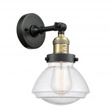 Innovations Lighting 203-BAB-G324-LED - Olean - 1 Light - 7 inch - Black Antique Brass - Adjustable Sconce