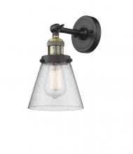Innovations Lighting 203-BAB-G64-LED - Cone - 1 Light - 6 inch - Black Antique Brass - Adjustable Sconce