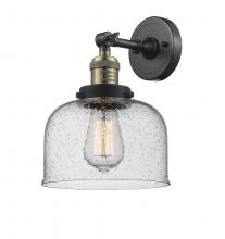 Innovations Lighting 203-BAB-G74-LED - Bell - 1 Light - 8 inch - Black Antique Brass - Adjustable Sconce