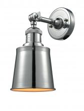 Innovations Lighting 203-PC-M9-PC-LED - Addison - 1 Light - 5 inch - Polished Chrome - Adjustable Sconce