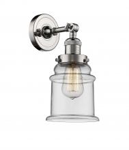 Innovations Lighting 203-PN-G182-LED - Canton - 1 Light - 7 inch - Polished Nickel - Adjustable Sconce