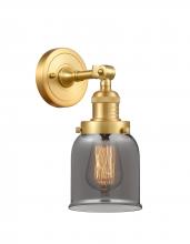 Innovations Lighting 203-SG-G53-LED - Bell - 1 Light - 5 inch - Satin Gold - Adjustable Sconce